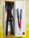 Kemei KM-531 Professional Hair Straightener - Black and Red